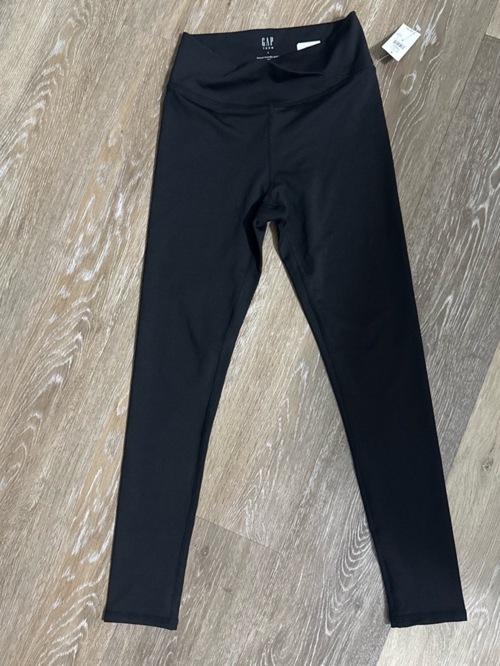 GAP Kids Black Leggings with High Waist